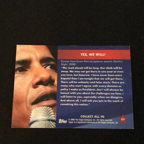 DVD with TOPPS COLLECTION OF OBAMA MOMENTS on 7 CARDS in original plastic - Picture 8 of 16